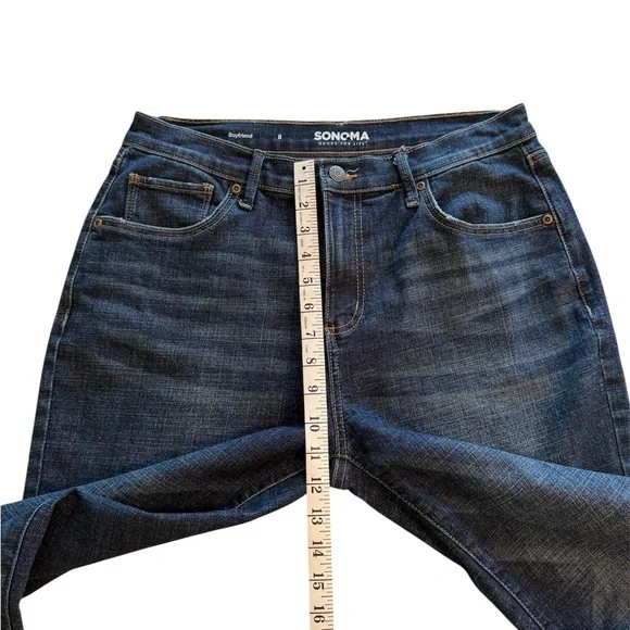 Sonoma Women’s Goods For Life Boyfriend Jeans Size 8 - Picture 6 of 8